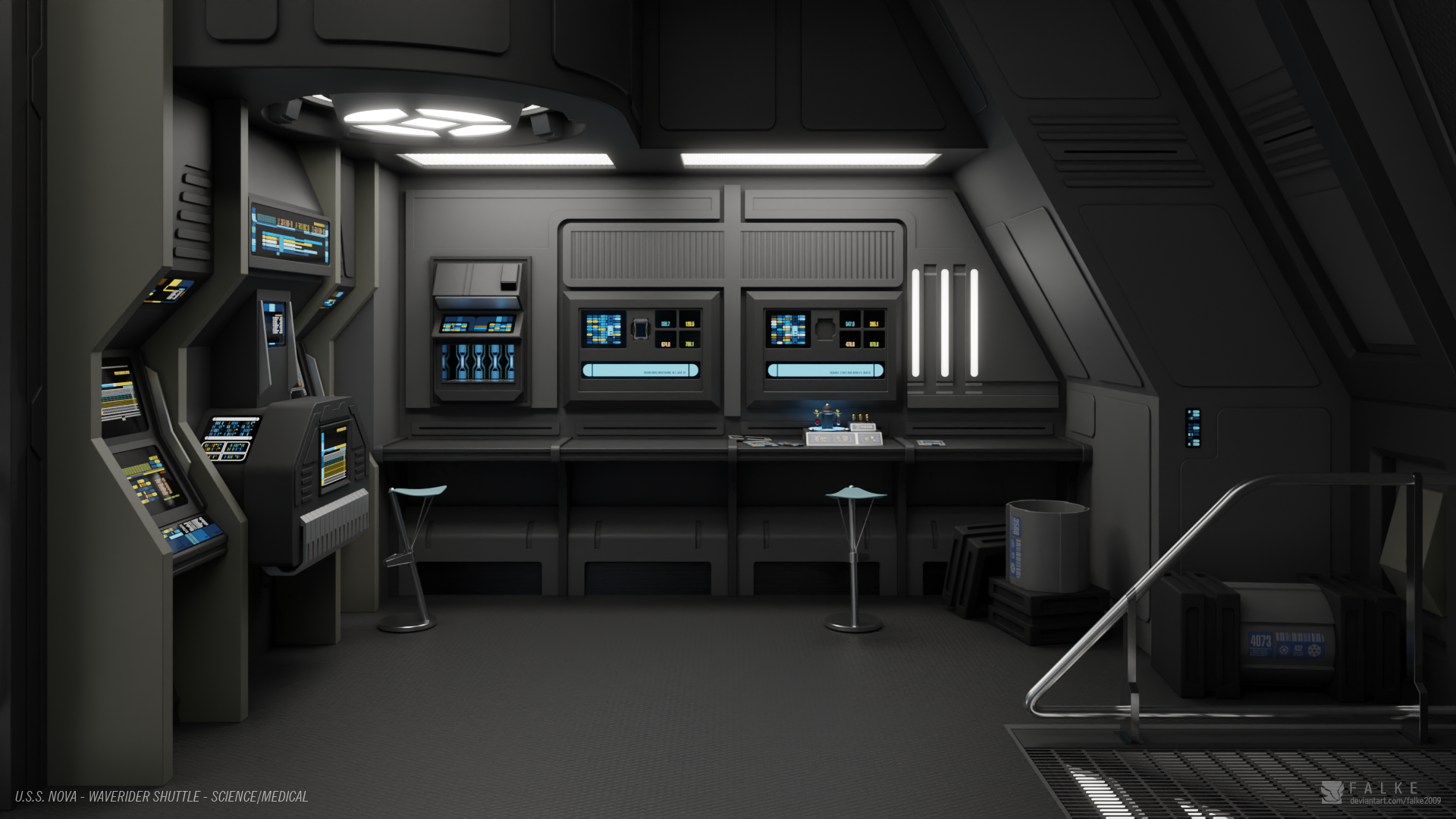 Sickbay and Science Auxilliary 